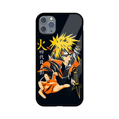 iPhone Glass Phone Case - Minato Namikaze The 4th Hokage