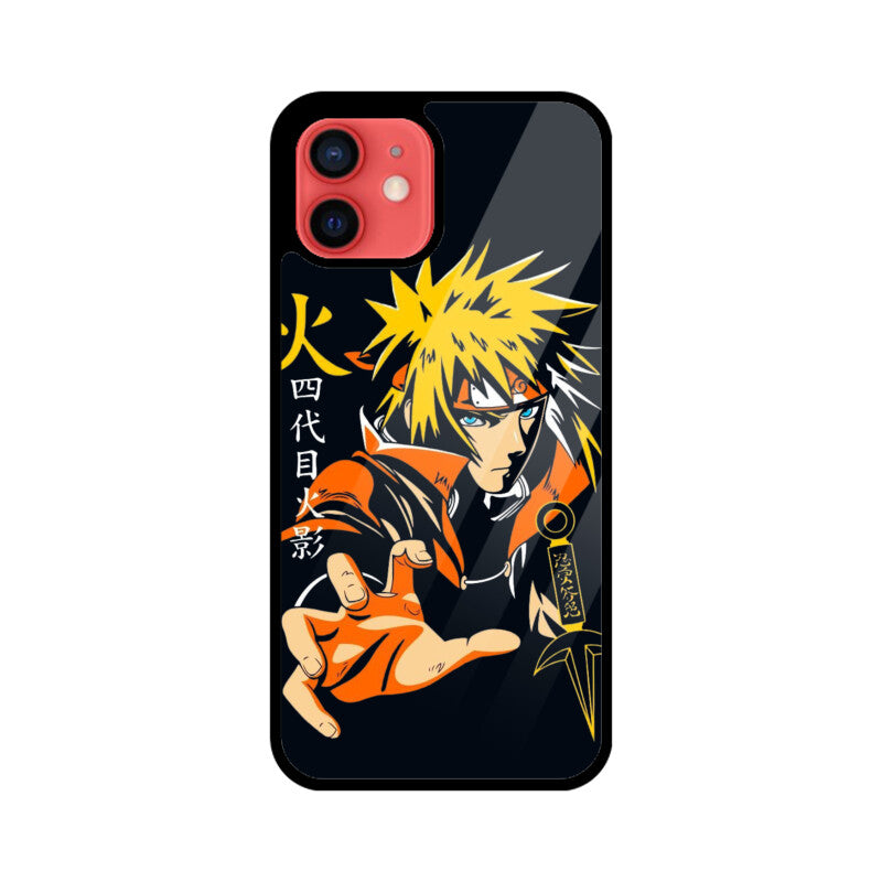 iPhone Glass Phone Case - Minato Namikaze The 4th Hokage