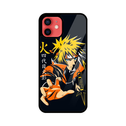 iPhone Glass Phone Case - Minato Namikaze The 4th Hokage