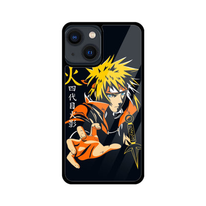 iPhone Glass Phone Case - Minato Namikaze The 4th Hokage