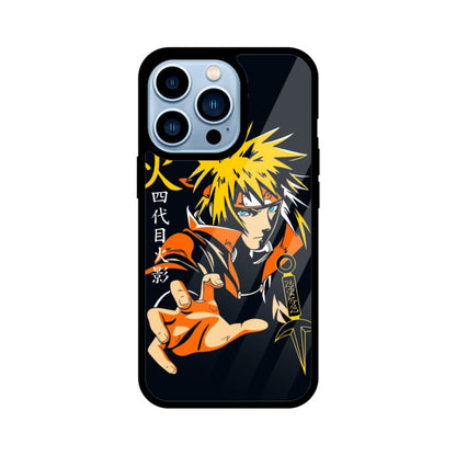 iPhone Glass Phone Case - Minato Namikaze The 4th Hokage