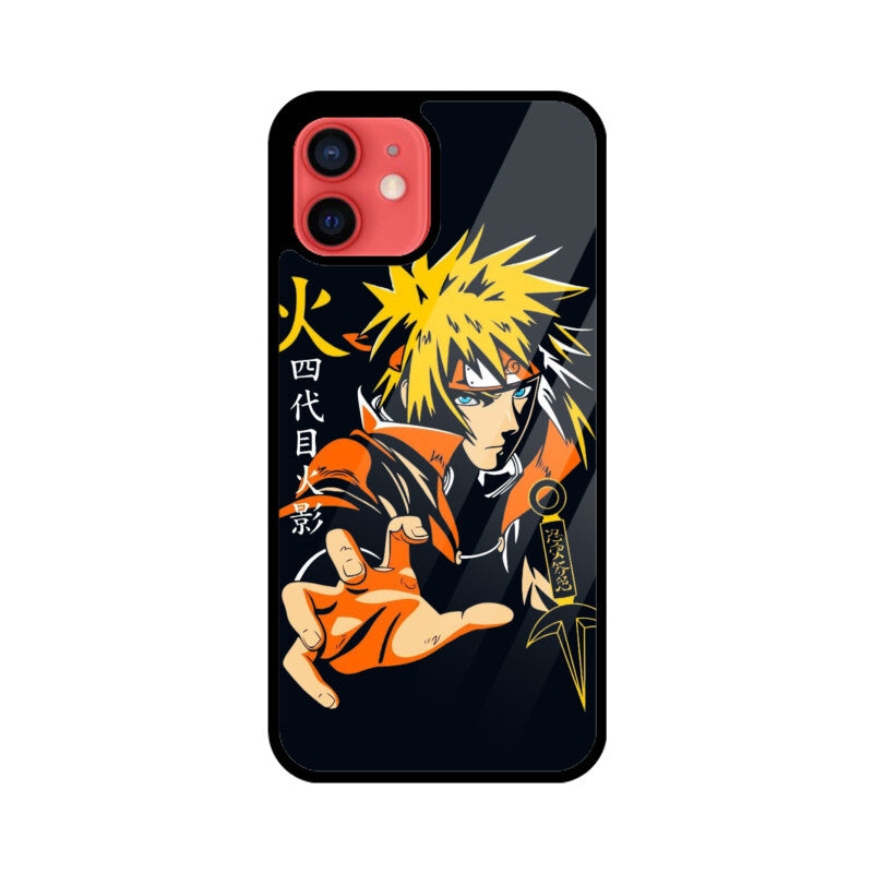 iPhone Glass Phone Case - Minato Namikaze The 4th Hokage