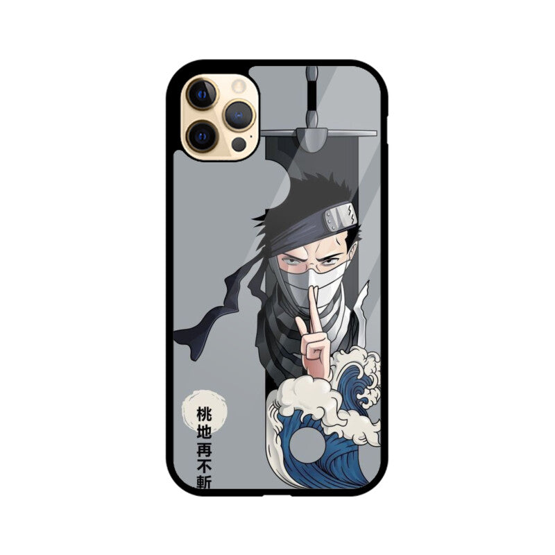 iPhone Glass Phone Case - Momochi Zabuza