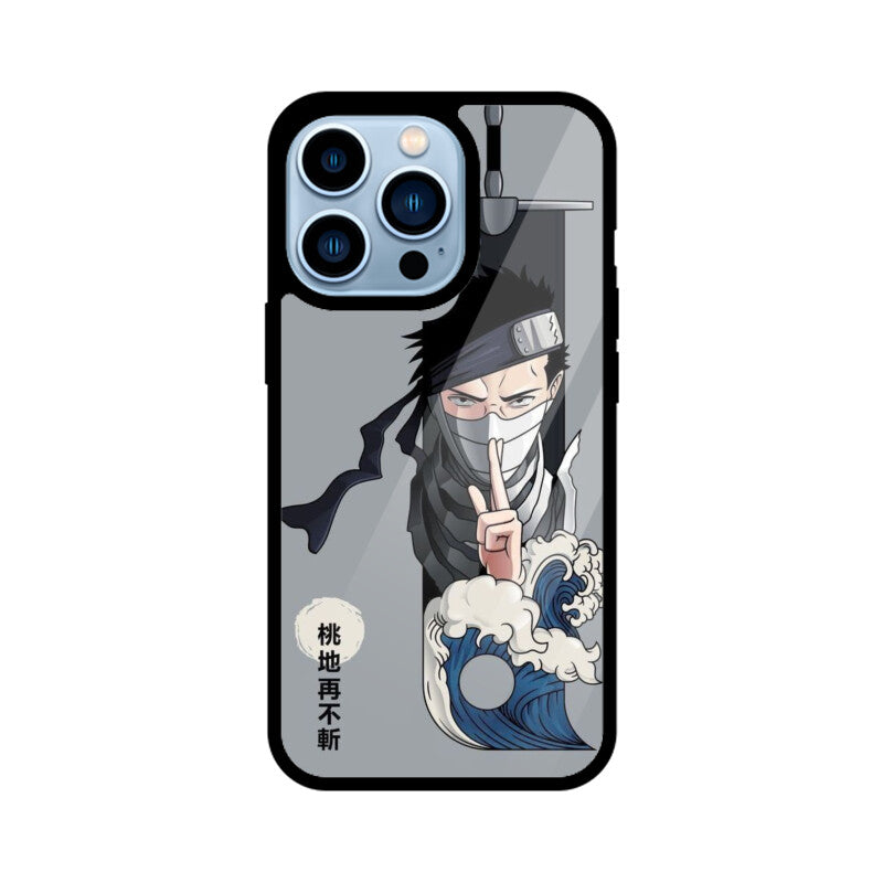 iPhone Glass Phone Case - Momochi Zabuza