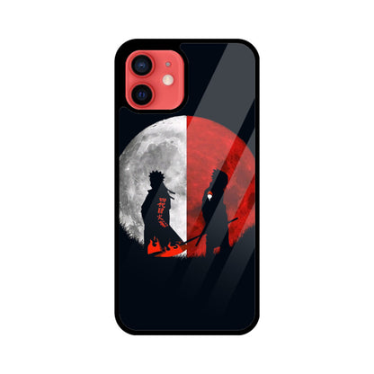 iPhone Glass Phone Case - Naruto vs Sasuke