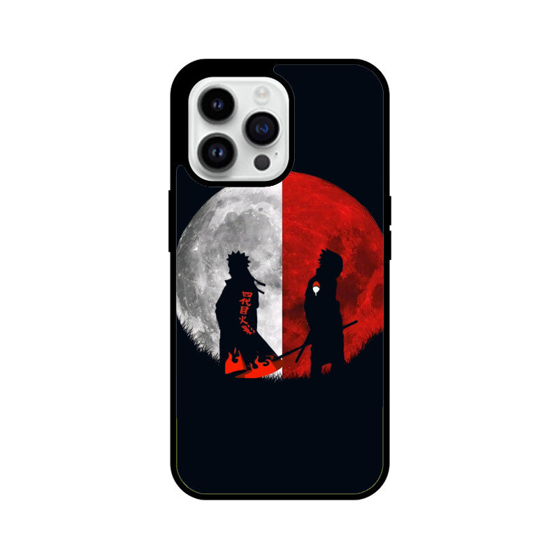 iPhone Glass Phone Case - Naruto vs Sasuke