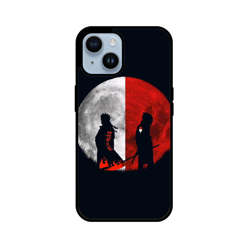 iPhone Glass Phone Case - Naruto vs Sasuke